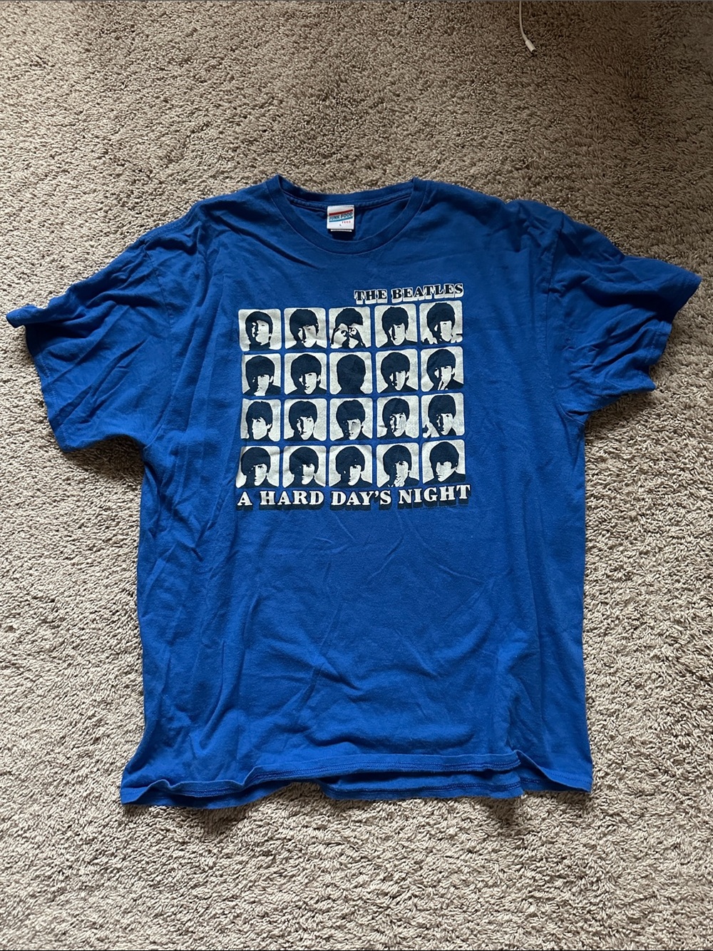 Junk Food Clothing Royal Blue The Beatles 'A Hard Day's Night' Graphic Tee